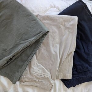 a new day Wide Leg Pants Trio in Olive, Cream & Navy